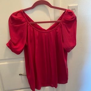 Joie XS fuchsia blouse
